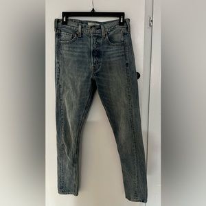 Levi’s 501 “Altered” Skinny Jeans High rise thick denim 26W 30L
